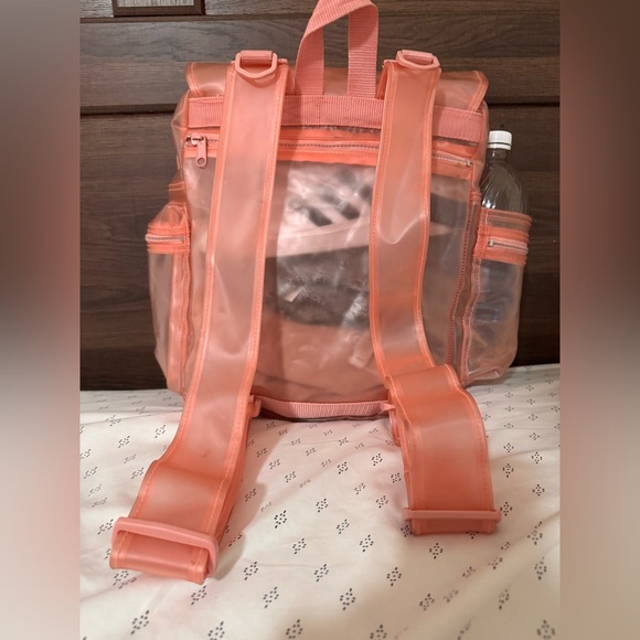 Vintage 90’s Gap Pink PVC Back Pack - Picture 9 of 10